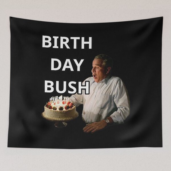 Aperçu de l'œuvre Anniversaire Bush George W. Bush créée et vendue par kree-cutter.