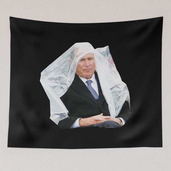 Item preview, Bush (43) Had Trouble Putting on a Rain Poncho designed and sold by kree-cutter.