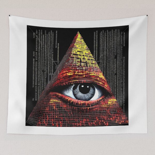 Item preview, All seeing eye, Illuminati pyramid designed and sold by StewRat.