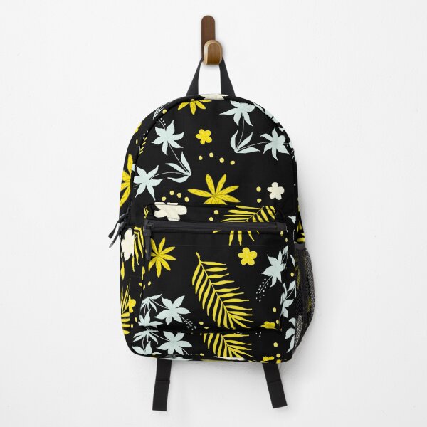 Item preview, Black and yellow tropical wildflowers designed and sold by SerahO.
