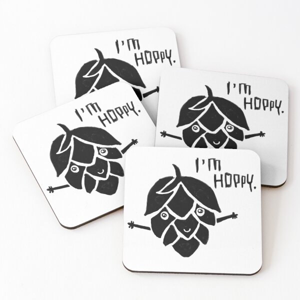 Artikelvorschau, Craft-Brauerei-Wortspiel, fröhlicher Hopfen, Hopfen, ich bin Hopfen entworfen und verkauft von badlydrawnbabe.