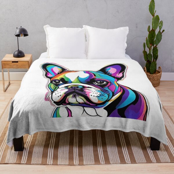Item preview, Colorful French Bulldog designed and sold by IvoryTowers.
