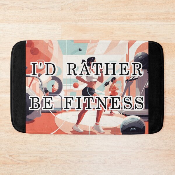 Item preview, I'd Rather Be Fitness designed and sold by AceILA.