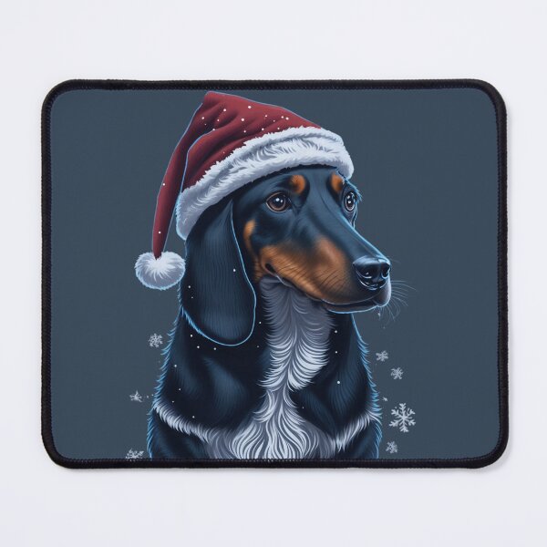 Item preview, dachshund in Santa's hat designed and sold by jkrphoto.