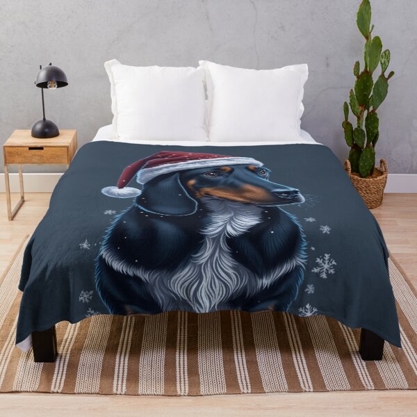 Item preview, dachshund in Santa's hat designed and sold by jkrphoto.