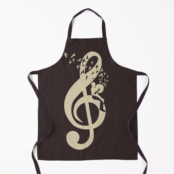 Item preview, Treble Clef - Music Cymbals - Vintage designed and sold by barmalisiRTB.