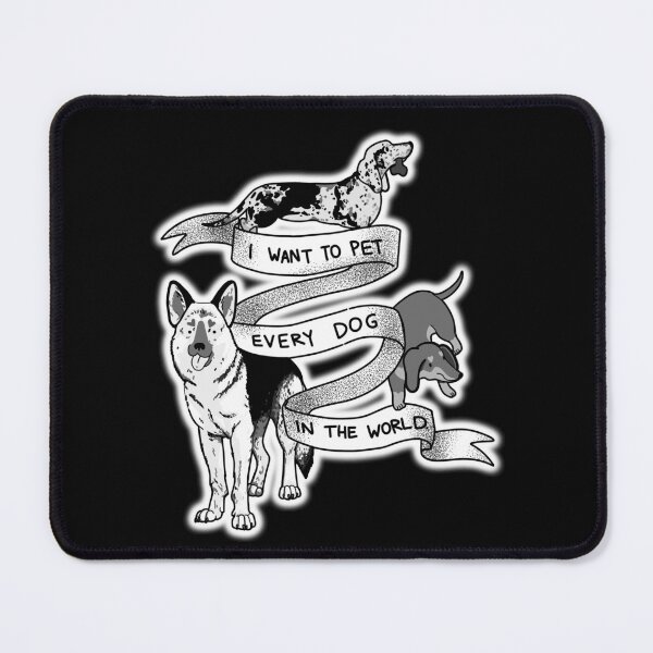 Item preview, All I want is to pet all of the DOGS<3 - DOG LOVER designed and sold by Itsdomd.