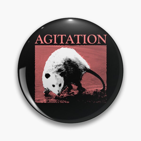 Item preview, Agitation Opossum designed and sold by VintageMedatsu.
