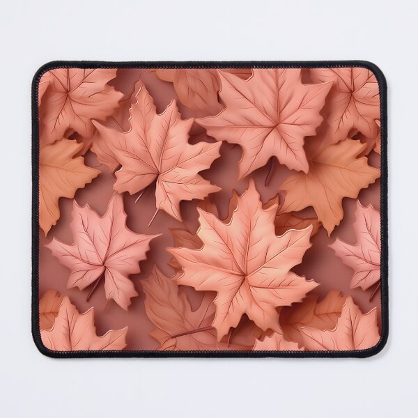 Item preview, Peach colour maple leaf  designed and sold by Trendy-Artistry.