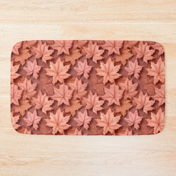 Item preview, Peach colour maple leaf  designed and sold by Trendy-Artistry.