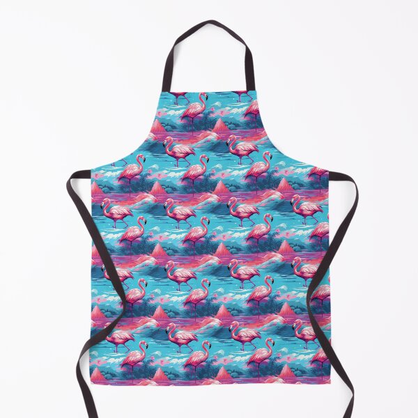 Artikelvorschau, Vaporwave-Flamingo-Muster-Illustration entworfen und verkauft von SowCow.