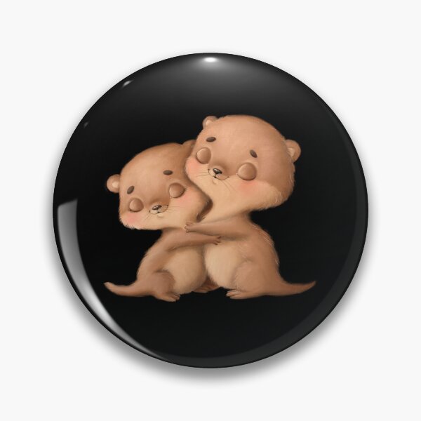 Item preview, Significant Otters - Otters holding hands designed and sold by Mateusz Majcherek.