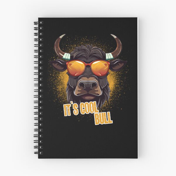 Item preview, Comic Bull With Sunglasses - It's Cool Bull designed and sold by sbachstroem.