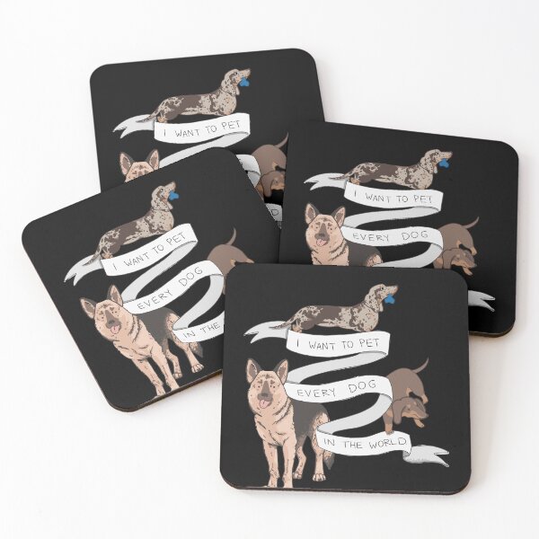 Item preview, All I want is to pet all of the DOGS<3 - DOG LOVER color designed and sold by Itsdomd.