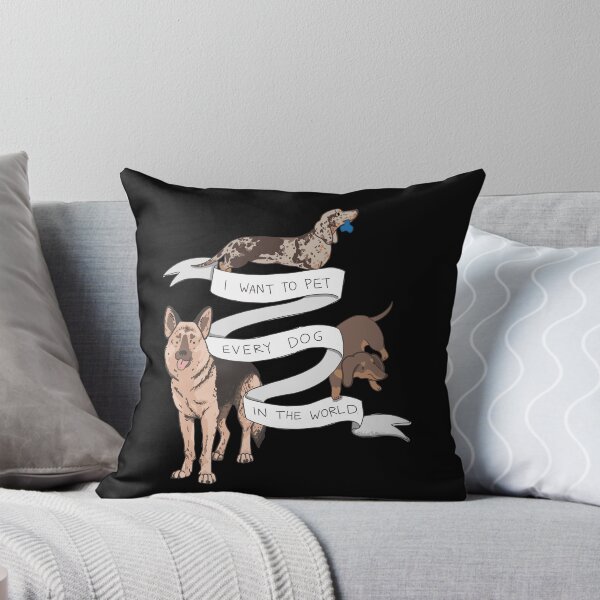 Item preview, All I want is to pet all of the DOGS<3 - DOG LOVER color designed and sold by Itsdomd.