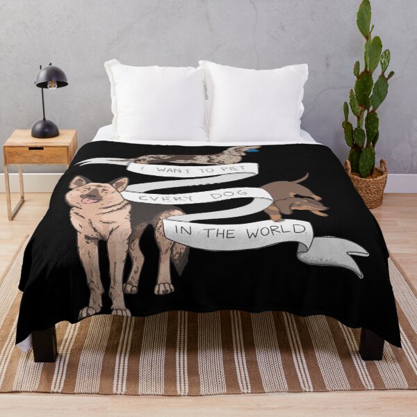 Item preview, All I want is to pet all of the DOGS<3 - DOG LOVER color designed and sold by Itsdomd.
