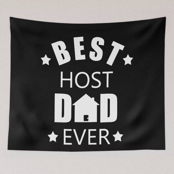 Item preview, Best Host Dad Ever proud profession funny joke job designed and sold by Alexaltay.