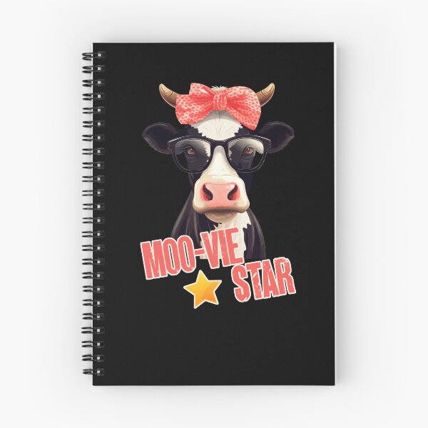 Item preview, Moo-vie Star - Cartoon Cow With Golden Star designed and sold by sbachstroem.