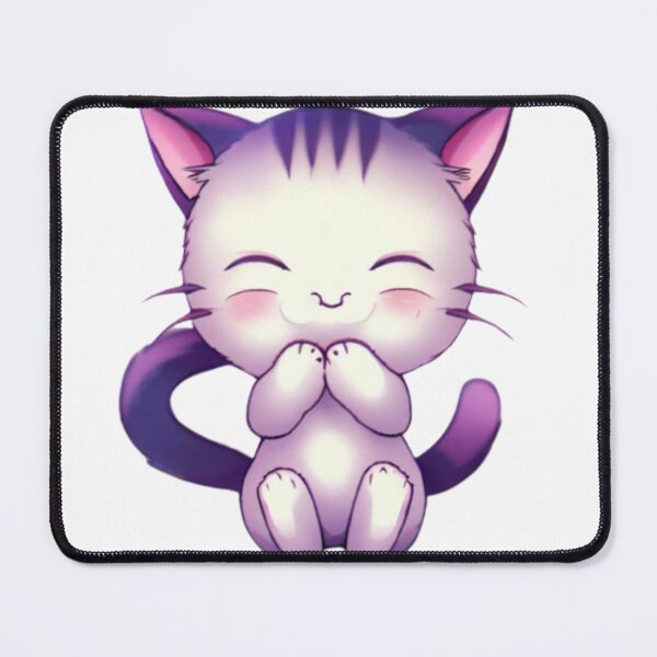 Item preview, loving white cat designed and sold by PrintStyleHub.