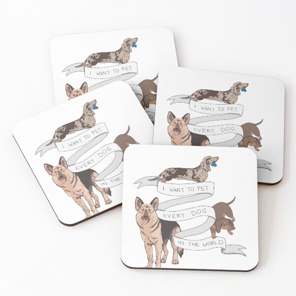 Item preview, I want is to pet all of the DOGS<3 - DOG LOVER white designed and sold by Itsdomd.