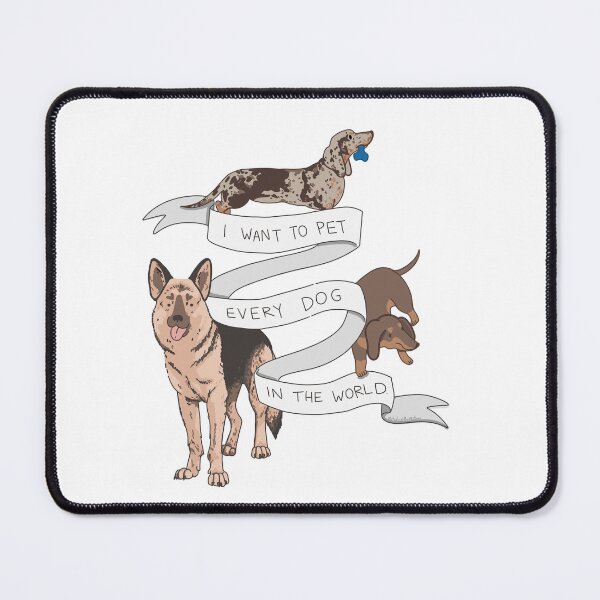 Item preview, I want is to pet all of the DOGS<3 - DOG LOVER white designed and sold by Itsdomd.