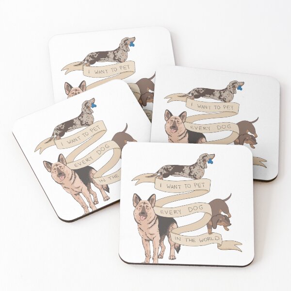 Item preview, I want is to pet all of the DOGS<3 - DOG LOVER white designed and sold by Itsdomd.
