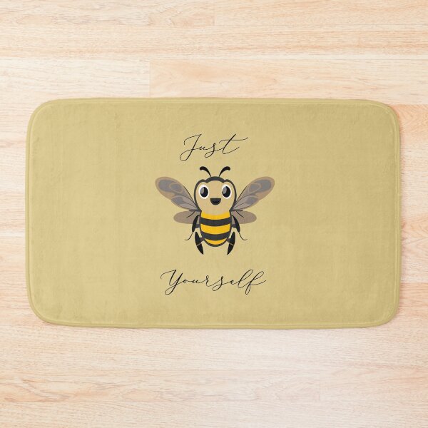 Item preview, Just Bee Yourself bee cartoon design designed and sold by RocketArtInd.