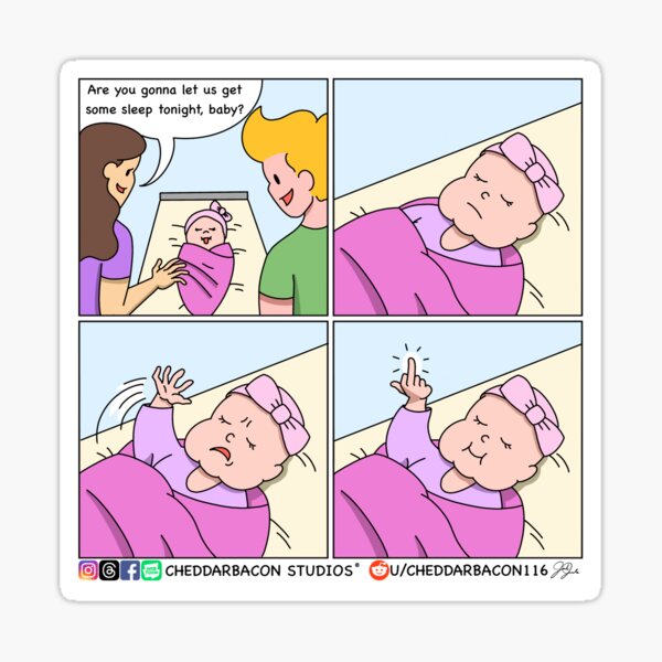 Sleep? Never Heard of it. Sticker
