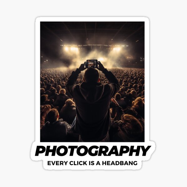 Artikel-Vorschau von Fotografie Jeder Klick ist ein Headbang, designt und verkauft von Custom-Print.