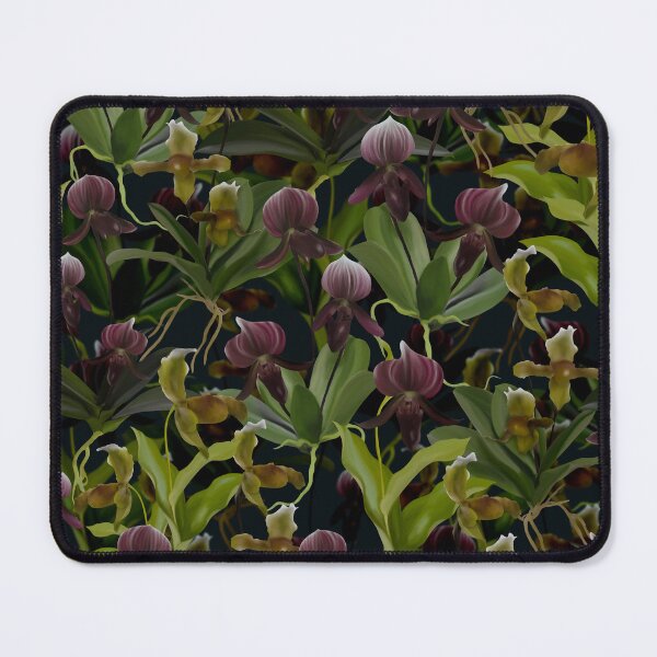 Item preview, Tropical orchid on a Night garden designed and sold by Natalia Ruzhyna.