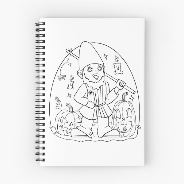 Item preview, DIY Color Me Halloween Gnome designed and sold by joyandart31.