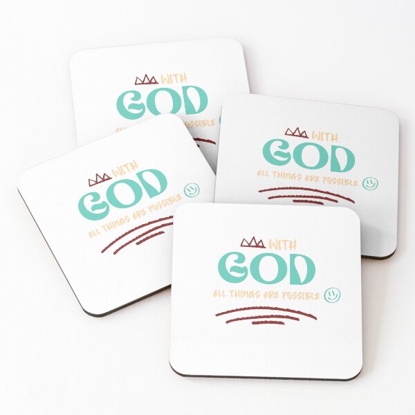 Item preview, With God all things are possible designed and sold by DesignGraceLove.