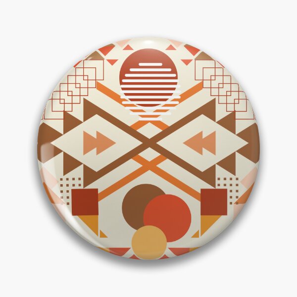 Item preview, Geometric Abstract, Circles, Triangles & Lines With Southwest Color Tones Theme designed and sold by FCS Specialties LLC.