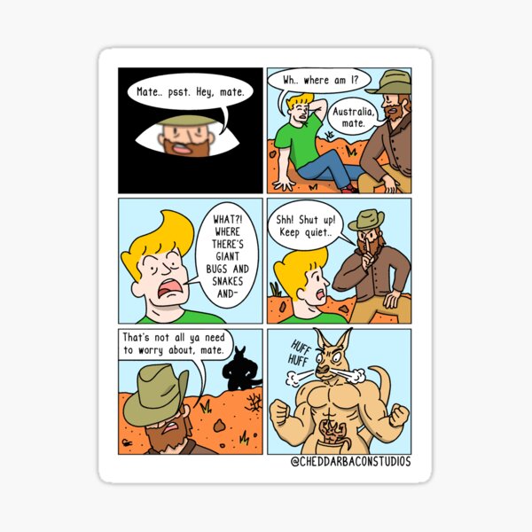 Welcome to Australia Sticker