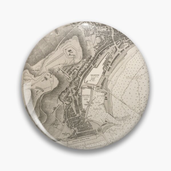 Item preview, Vintage Map of Dover Harbor UK (1910) designed and sold by BravuraMedia.