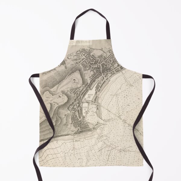 Item preview, Vintage Map of Dover Harbor UK (1910) designed and sold by BravuraMedia.