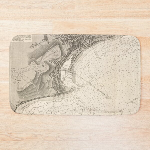 Item preview, Vintage Map of Dover Harbor UK (1910) designed and sold by BravuraMedia.