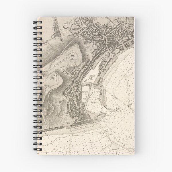 Item preview, Vintage Map of Dover Harbor UK (1910) designed and sold by BravuraMedia.