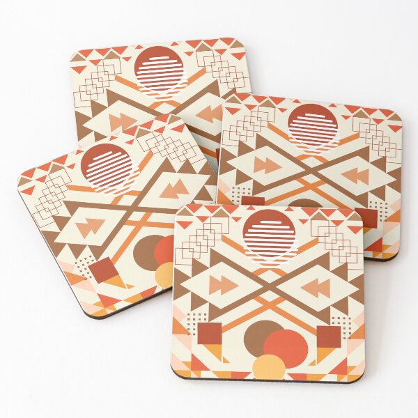 Item preview, Geometric Abstract, Circles, Triangles & Lines With Southwest Color Tones Theme designed and sold by FCS Specialties LLC.
