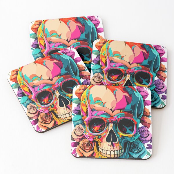 Item preview, Skull and Roses Multcolor designed and sold by leosavazzi.