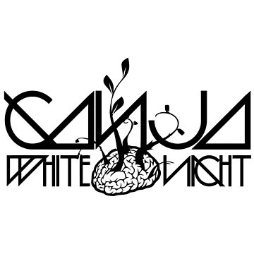 ganja white night merch brain" Sticker for Sale by mechova-jehla | Redbubble