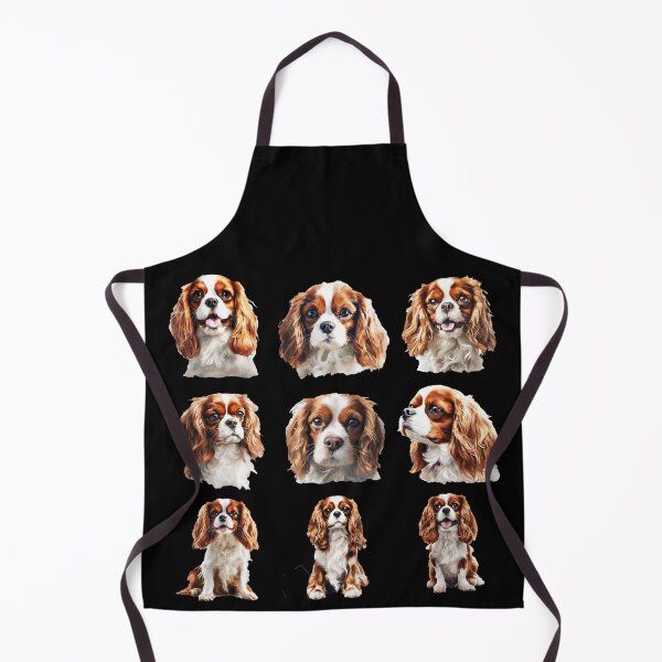 Item preview, Ensemble of Elegance: Nine Cavalier King Charles Spaniels designed and sold by SAS-Designer.