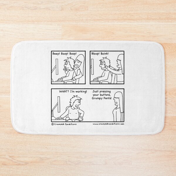 Item preview, Pressing buttons designed and sold by Cramped Conditions.