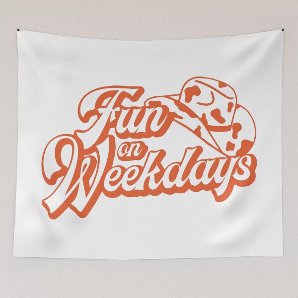 Item preview, fun on weekdays merch jenna palek logo designed and sold by mechova-jehla.