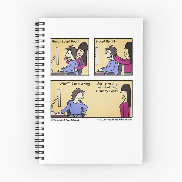 Item preview, Pressing buttons designed and sold by Cramped Conditions.