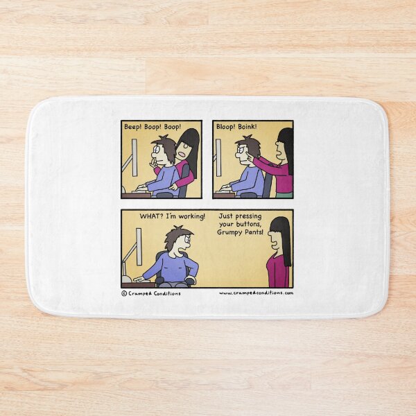 Item preview, Pressing buttons designed and sold by Cramped Conditions.