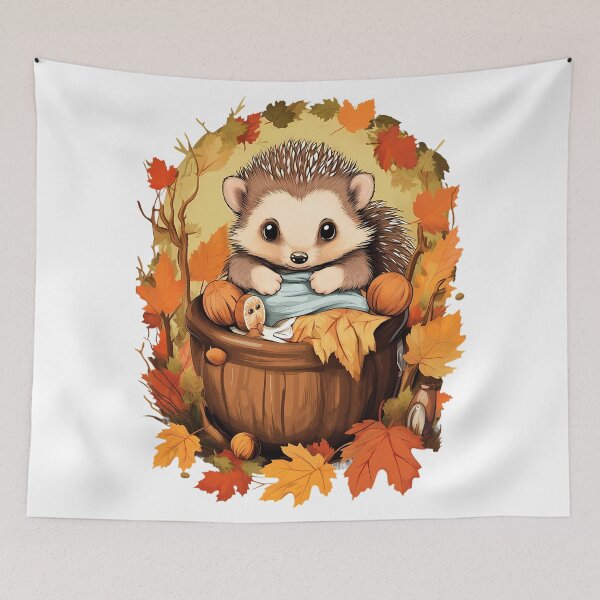 Item preview, Cute Baby Hedgehog designed and sold by Win Hardy.