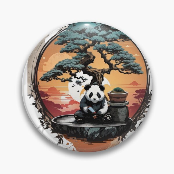 Item preview,  panda and bonsai trees designed and sold by Karaz's Animal Kingdom.