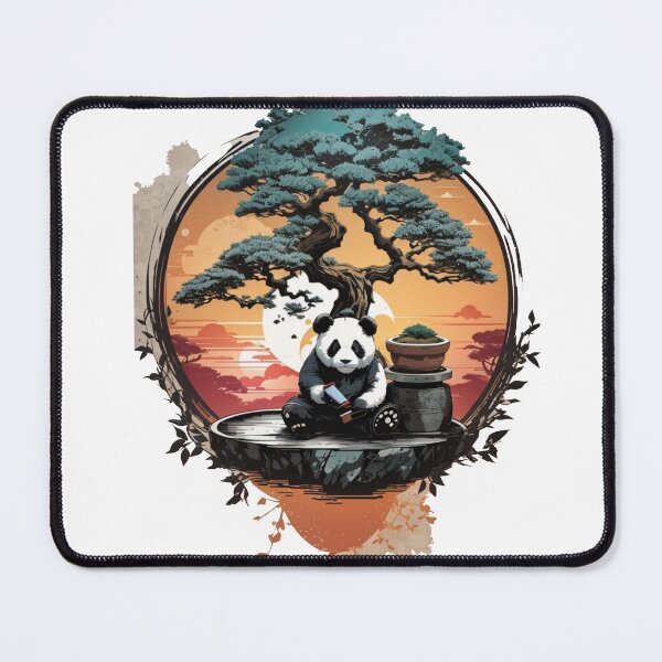 Item preview,  panda and bonsai trees designed and sold by Karaz's Animal Kingdom.