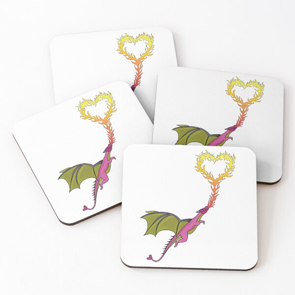 Item preview, Heart-Fire breathing dragon designed and sold by ThingsByNin.